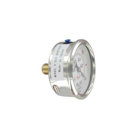 Dwyer Instruments Industrial Pressure Gage, 25 Ss Gage SGY-D10142N-GF